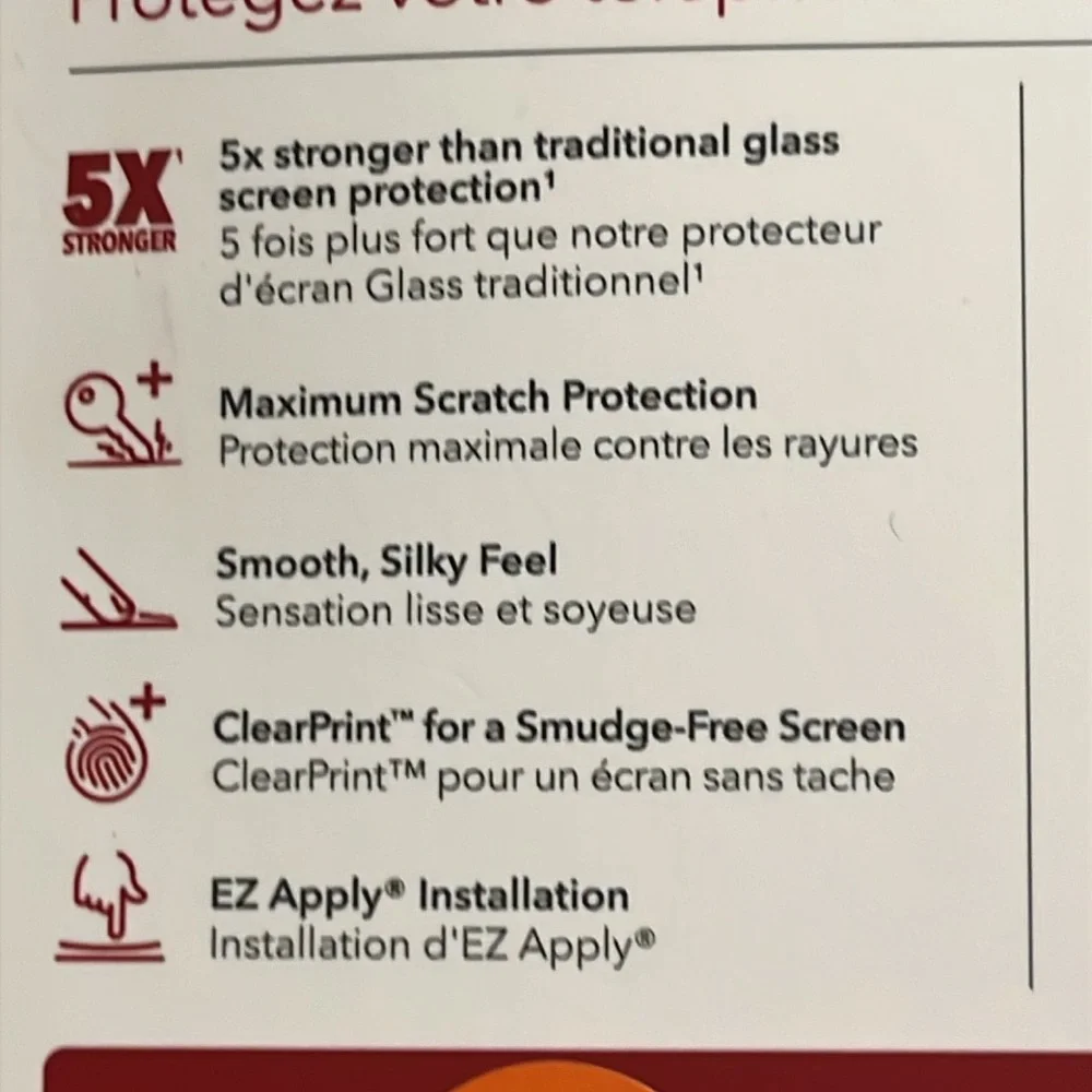 NIB NWT Zagg Invisible Shield glass elite protector iPhone 14 ProMax